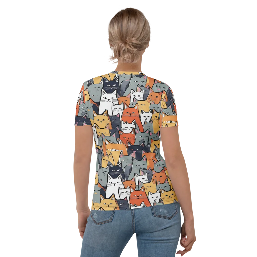 Catwalk Colony on Women's Crew Neck T-Shirt — Back
