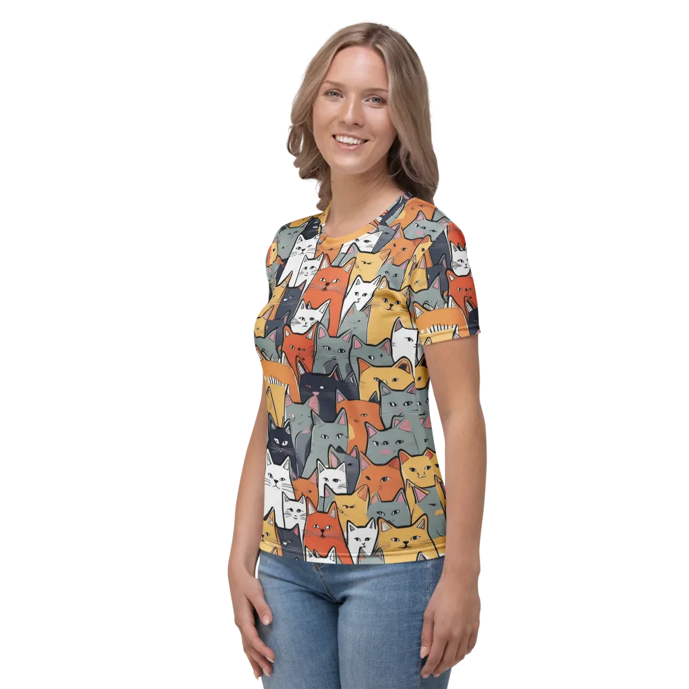 Catwalk Colony on Women's Crew Neck T-Shirt — Left