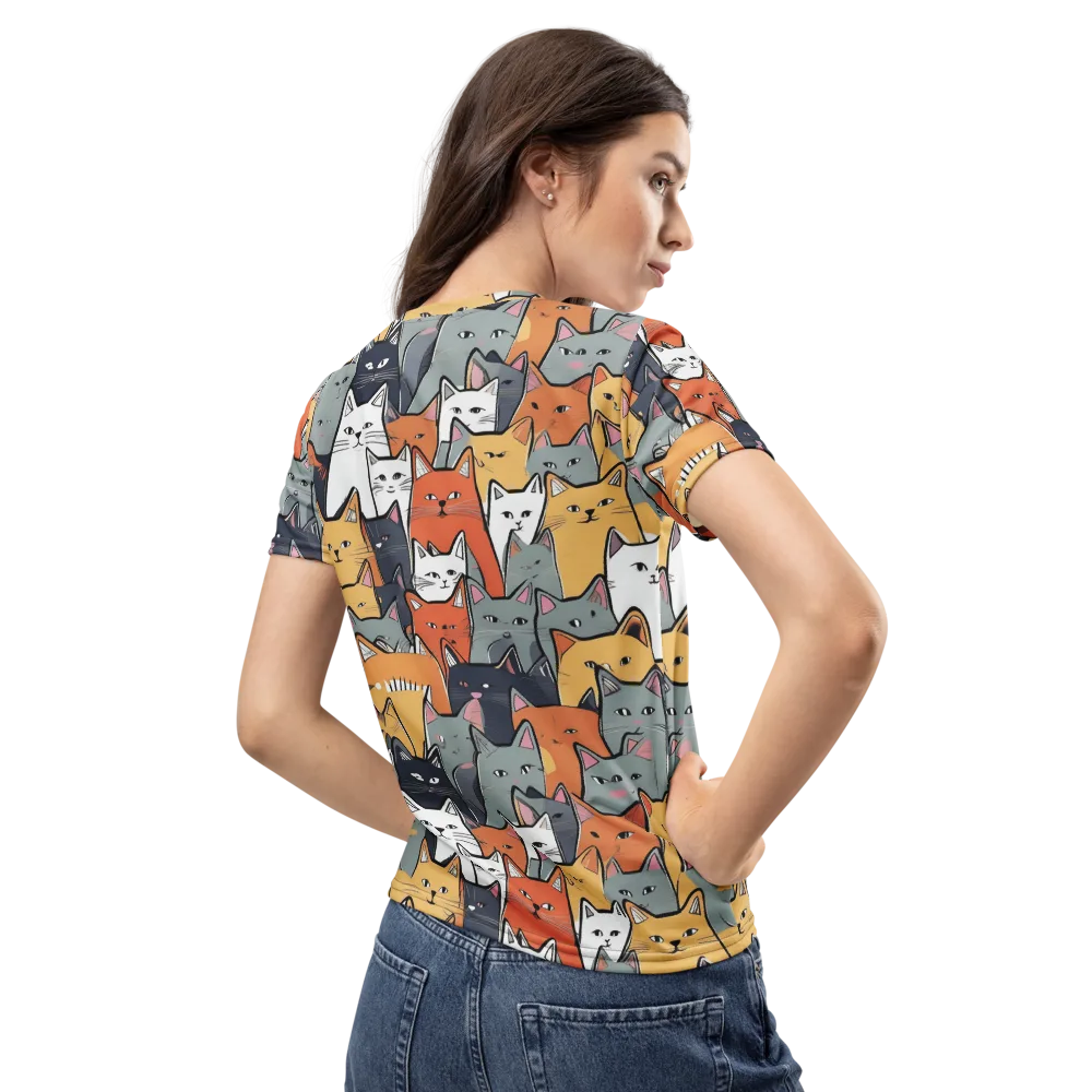 Catwalk Colony on Women's Crew Neck T-Shirt — Back