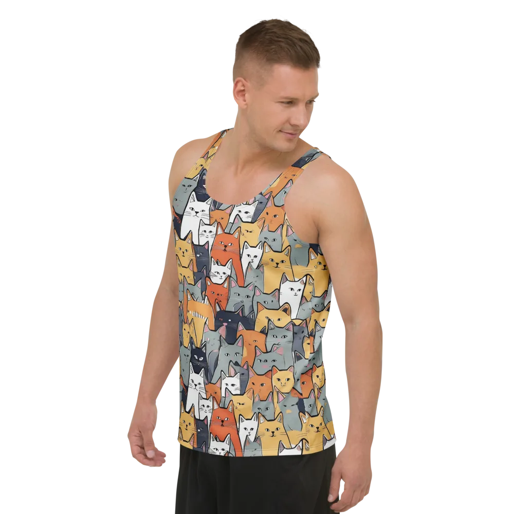 Catwalk Colony on Men's Tank Top — Left Front