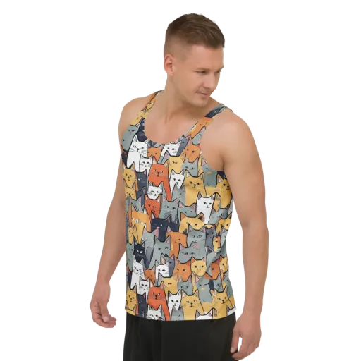 Catwalk Colony on a Men's Tank Top