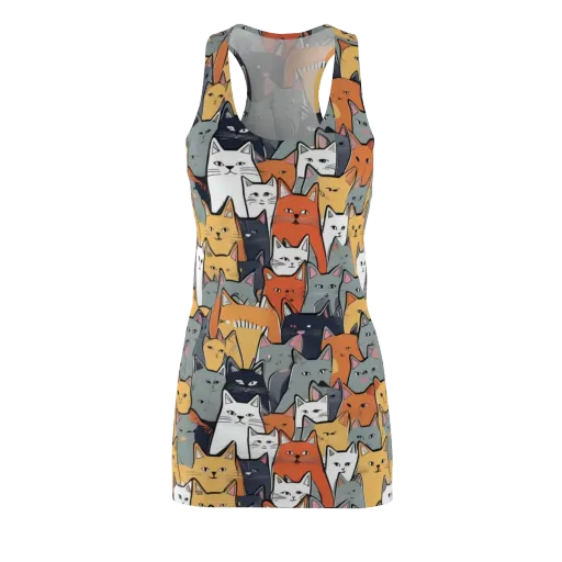 Catwalk Colony on a Racerback Dress