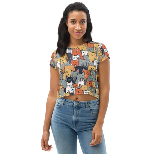 Catwalk Colony on a Crop Tee