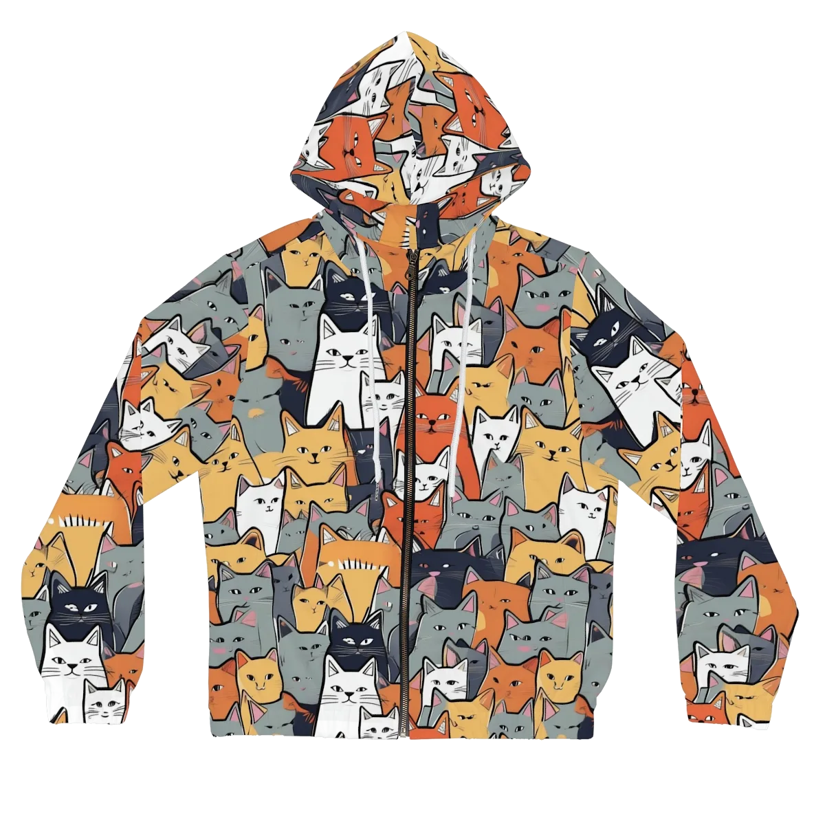 Catwalk Colony on Women's Full-Zip Hoodie — Front