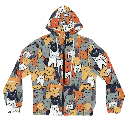Catwalk Colony on a Women's Full-Zip Hoodie