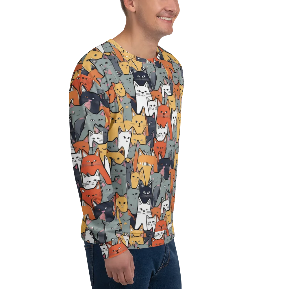 Catwalk Colony on Sweatshirt — Right Front