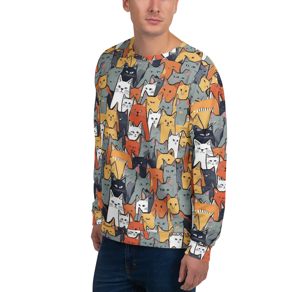 Catwalk Colony on Sweatshirt — Left Front
