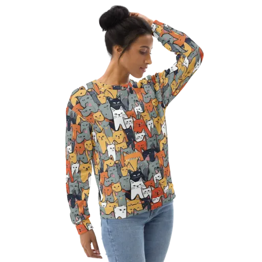Catwalk Colony on a Sweatshirt