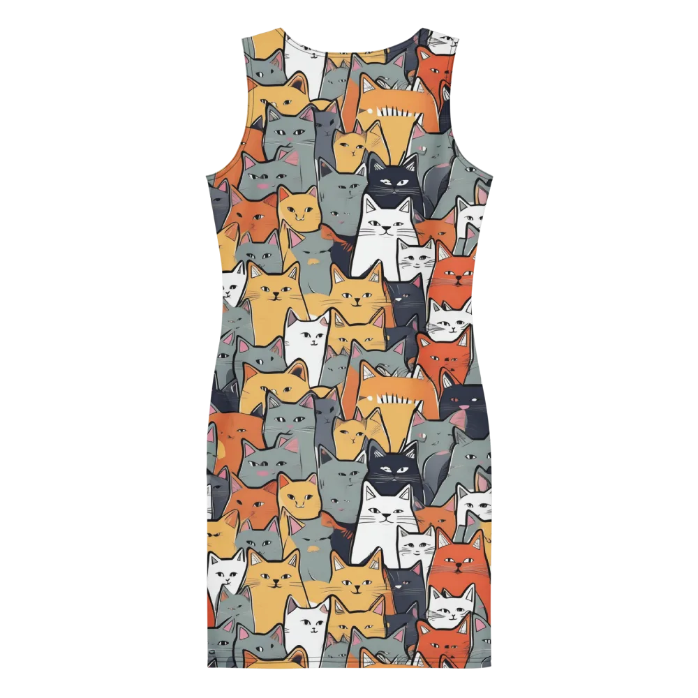 Catwalk Colony on Bodycon Dress — Back