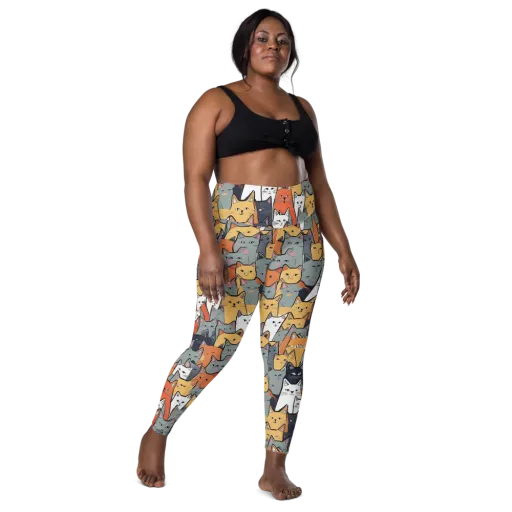 Catwalk Colony on a Leggings with Pockets