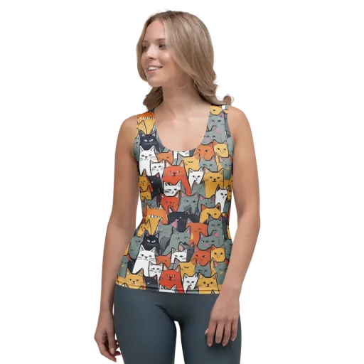 Catwalk Colony on a Women's Tank Top