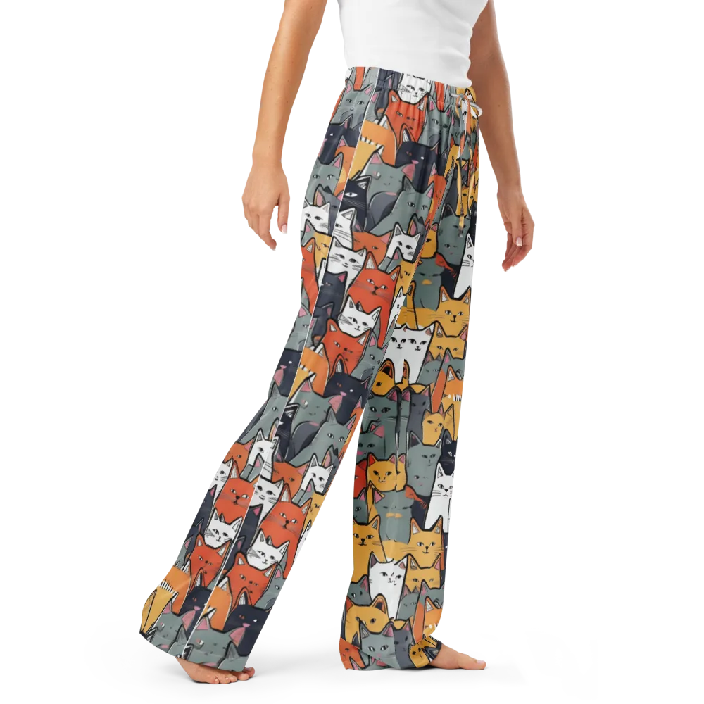 Catwalk Colony on Women's Pajama Pants — Right Front
