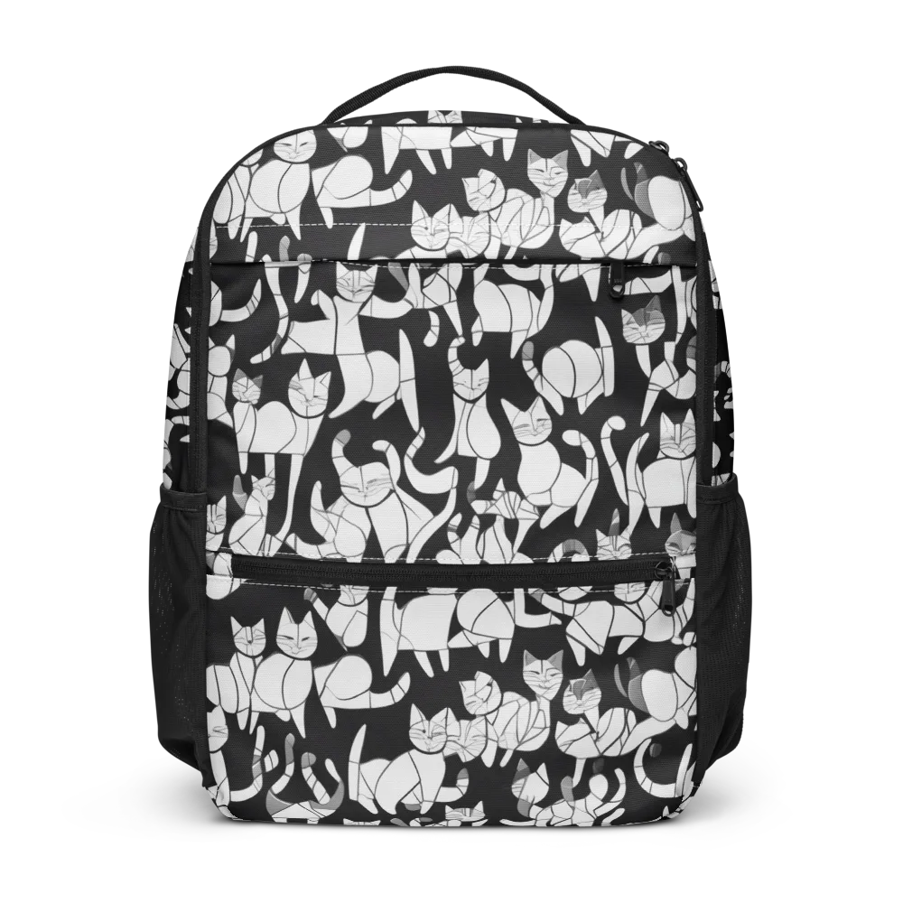 Nocturne Felines on Utility Backpack — Front