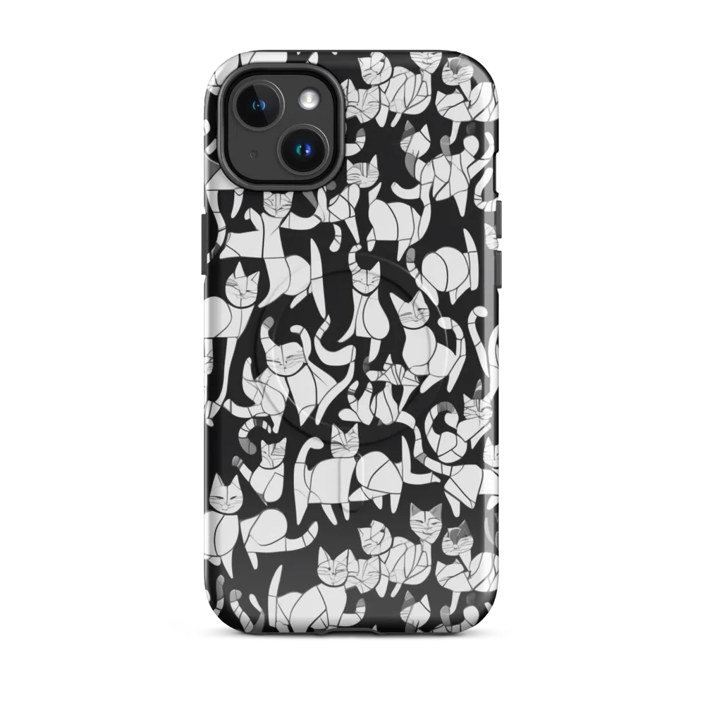 Nocturne Felines on MagSafe Tough Case for iPhone® — Front