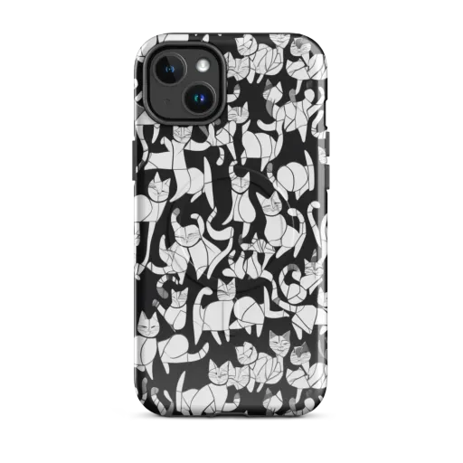 Nocturne Felines on a MagSafe Tough Case for iPhone®