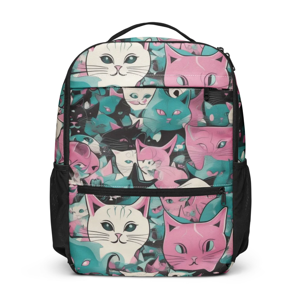 Whisker Pop on Utility Backpack — Front