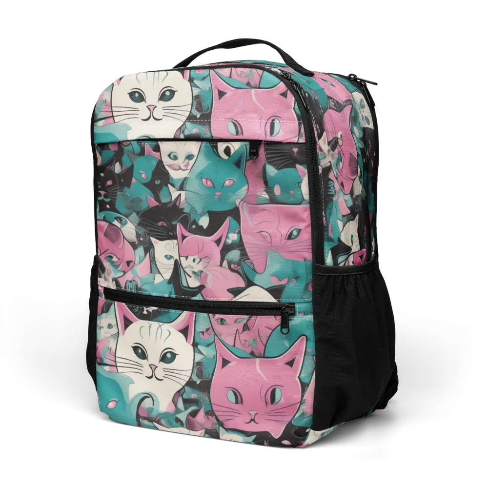 Whisker Pop on Utility Backpack — Left Front