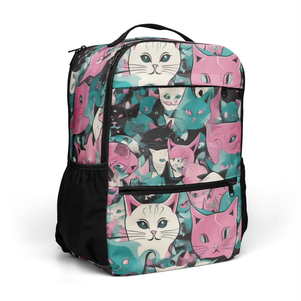 Whisker Pop on Utility Backpack — Right Front