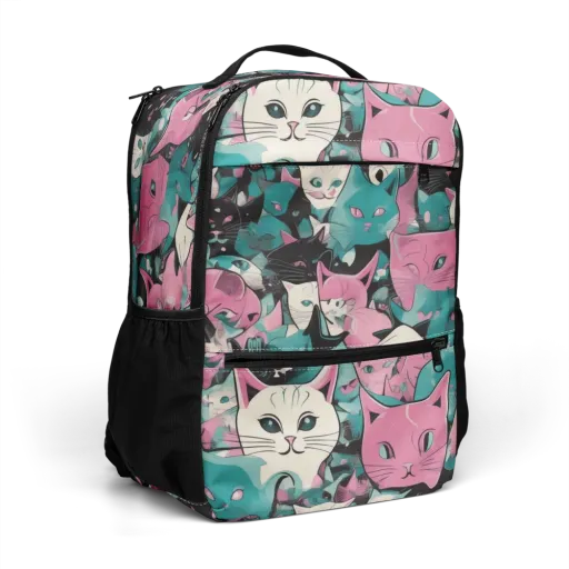 Whisker Pop on a Utility Backpack