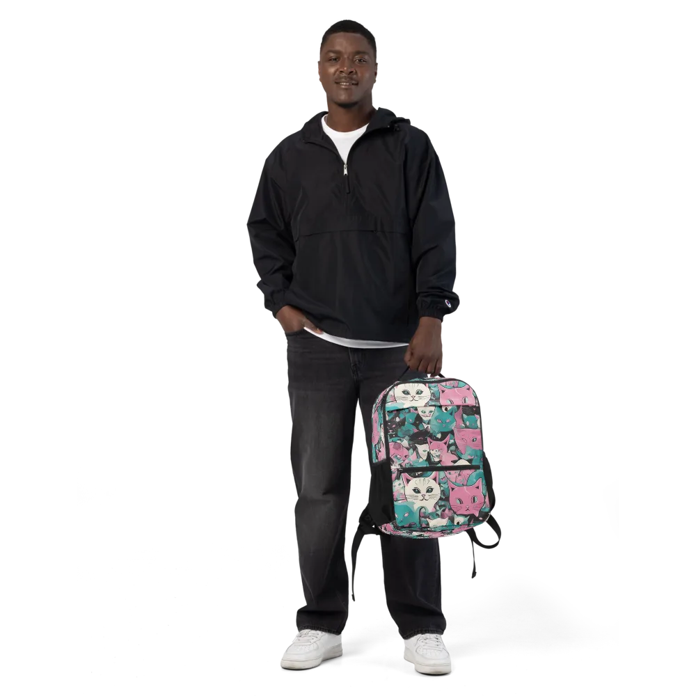 Whisker Pop on Utility Backpack — Front