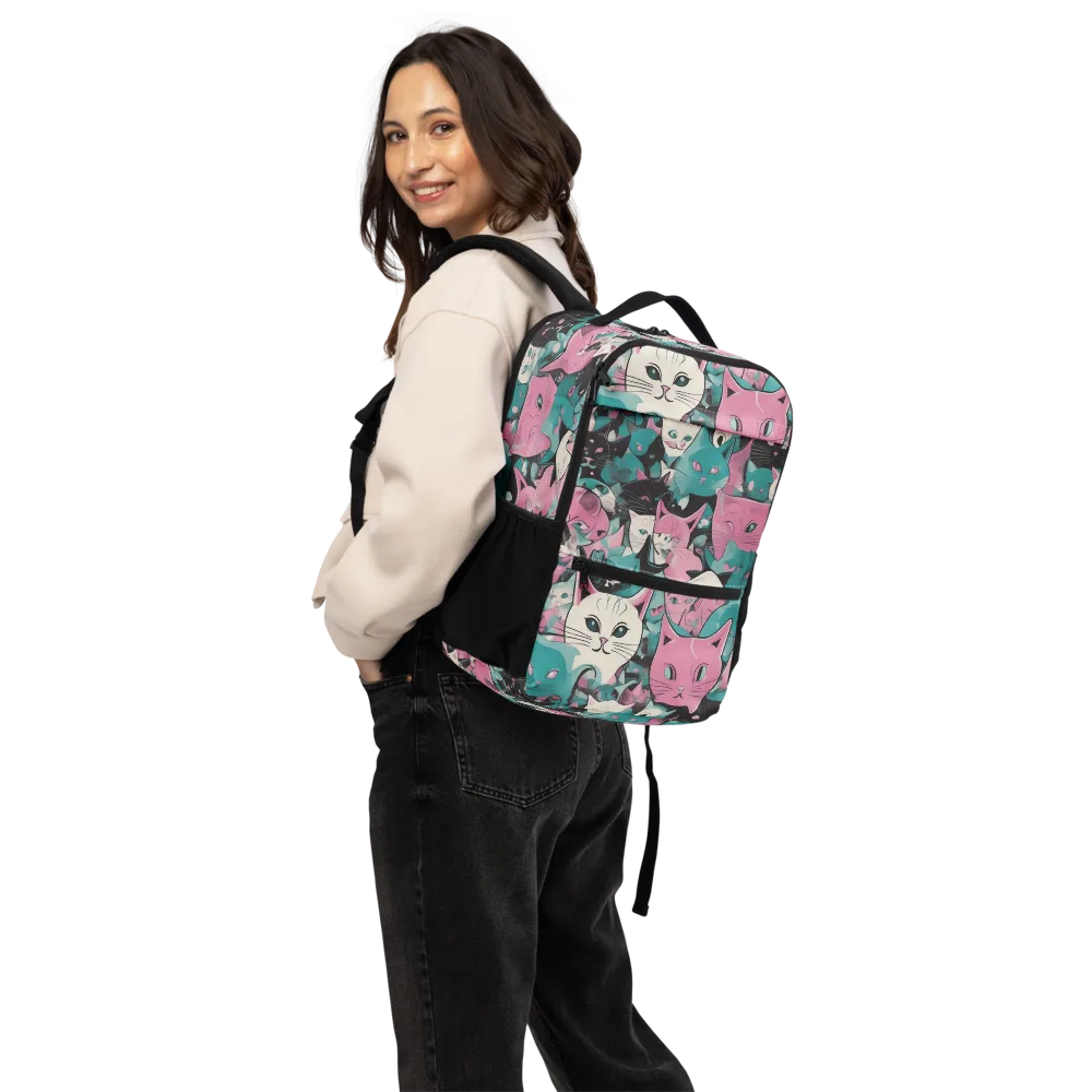 Whisker Pop on Utility Backpack — Back