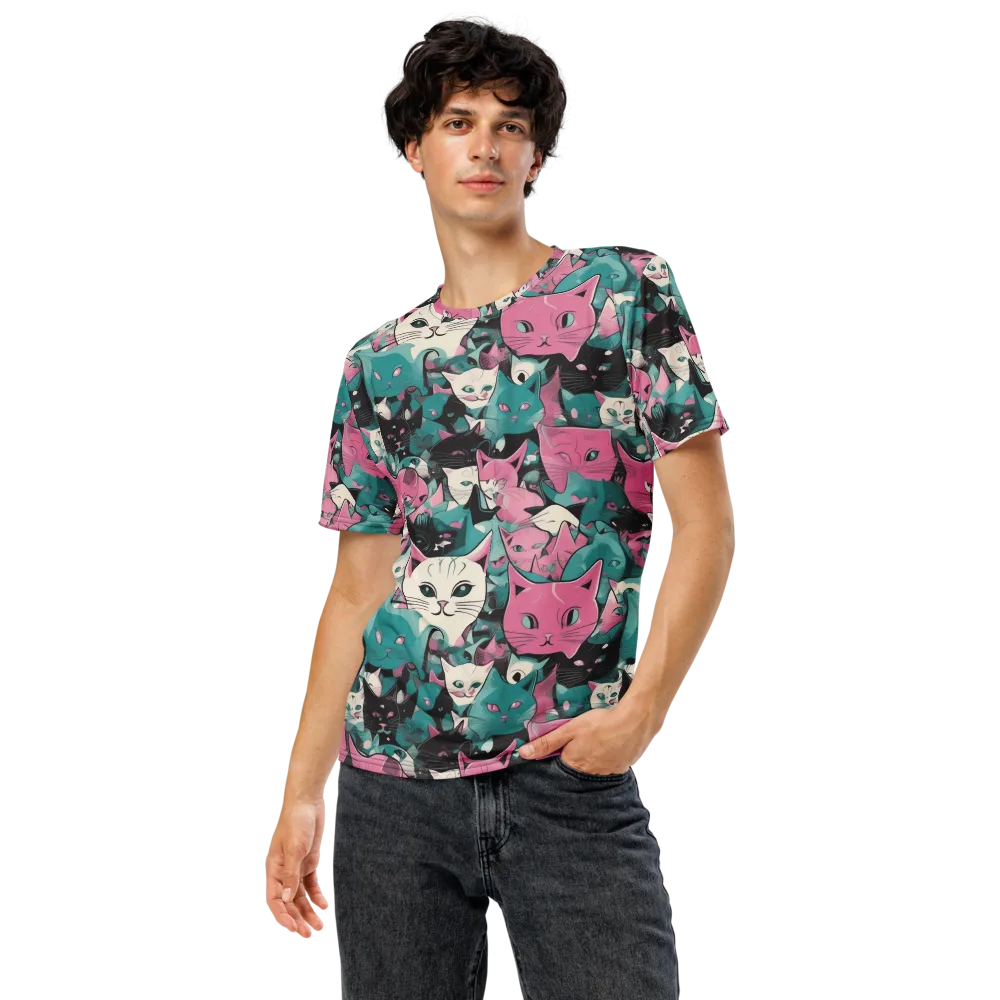 Whisker Pop on Men's Crew Neck T-Shirt — Front