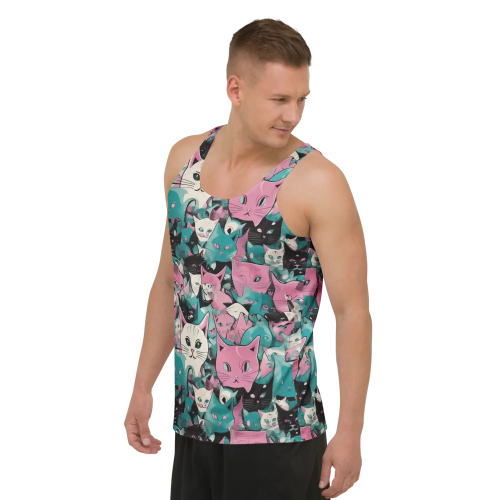 Whisker Pop on Men's Tank Top — Left Front