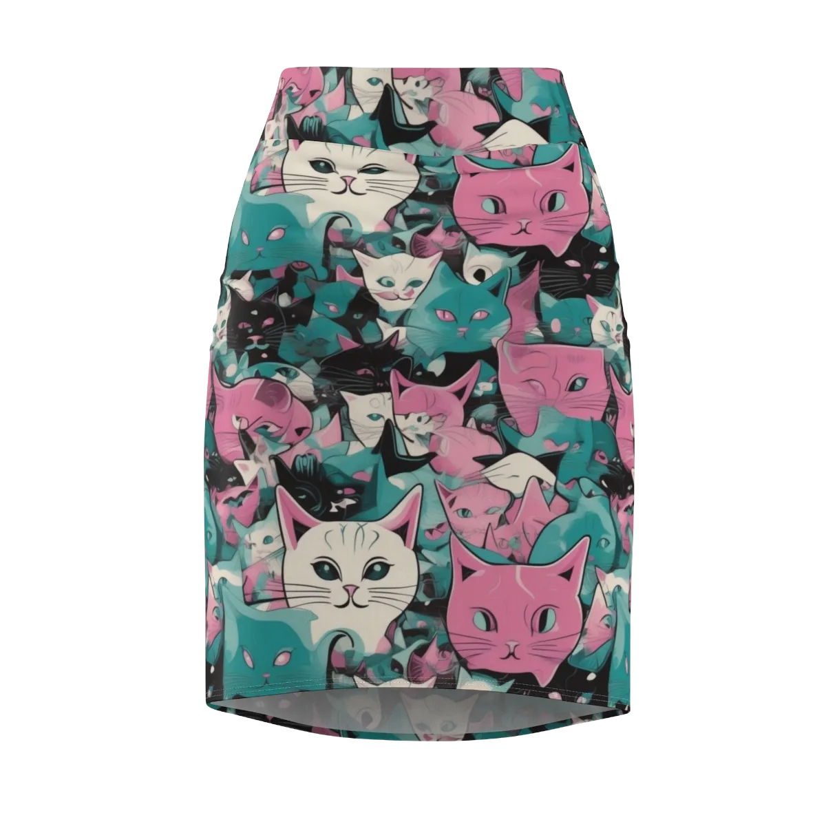 Whisker Pop on Pencil Skirt — Front
