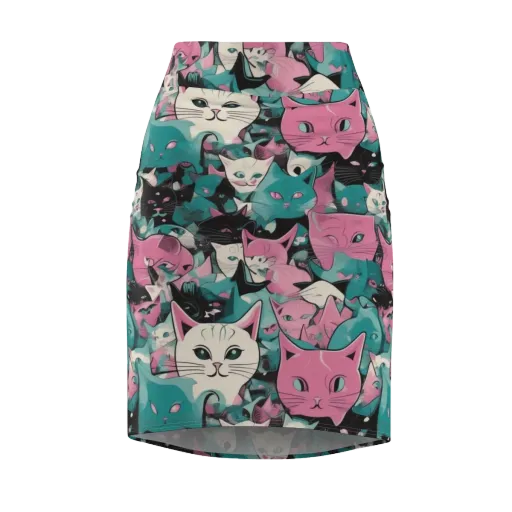Whisker Pop on a Pencil Skirt