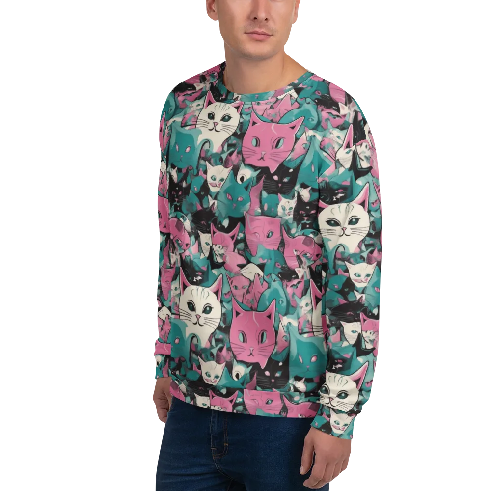 Whisker Pop on Sweatshirt — Left Front