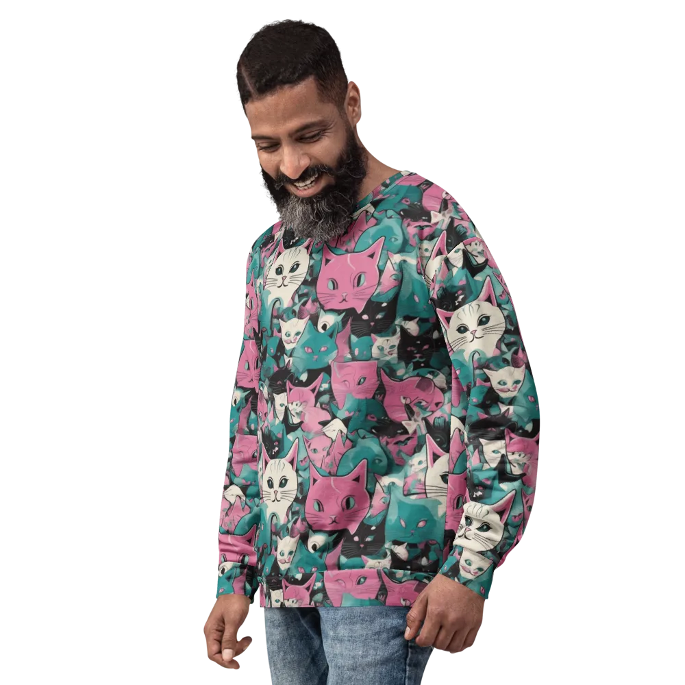 Whisker Pop on Sweatshirt — Left Front