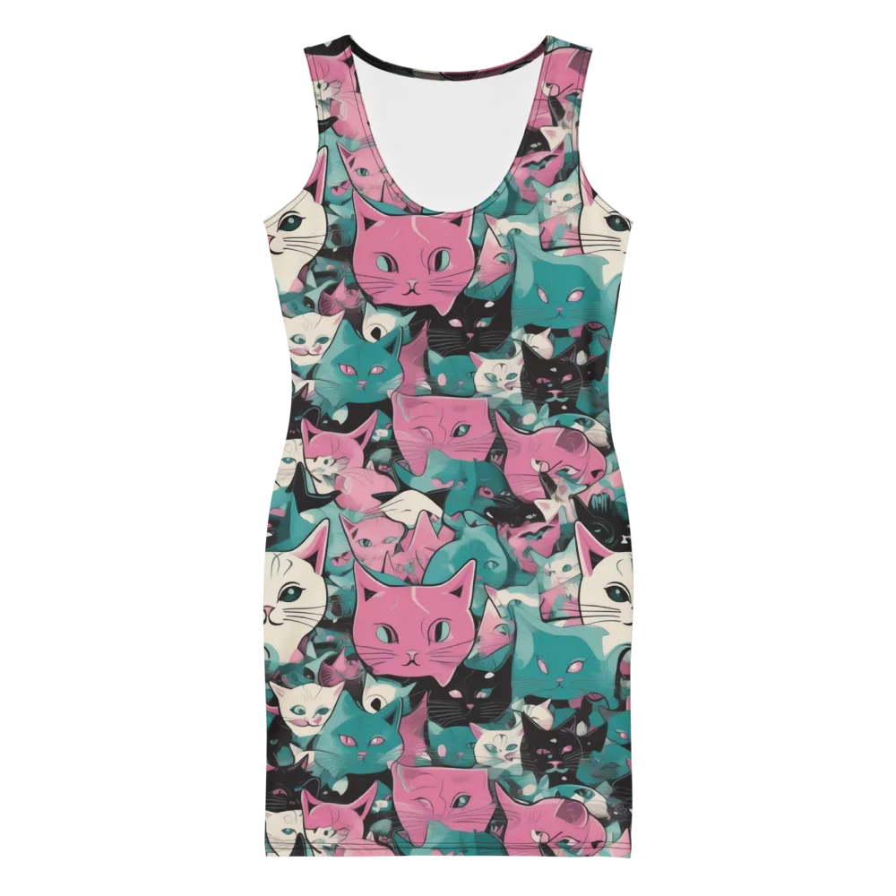 Whisker Pop on Bodycon Dress — Front