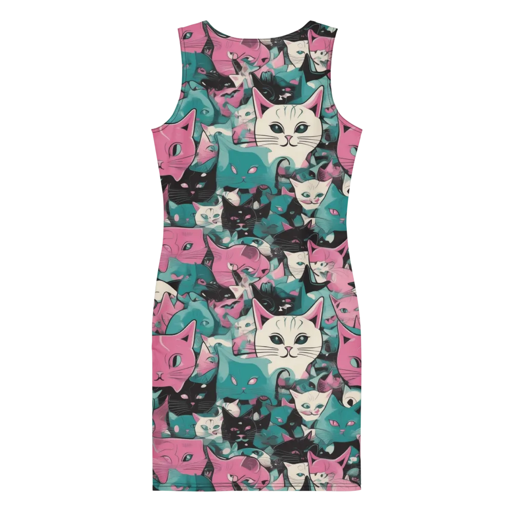 Whisker Pop on Bodycon Dress — Back