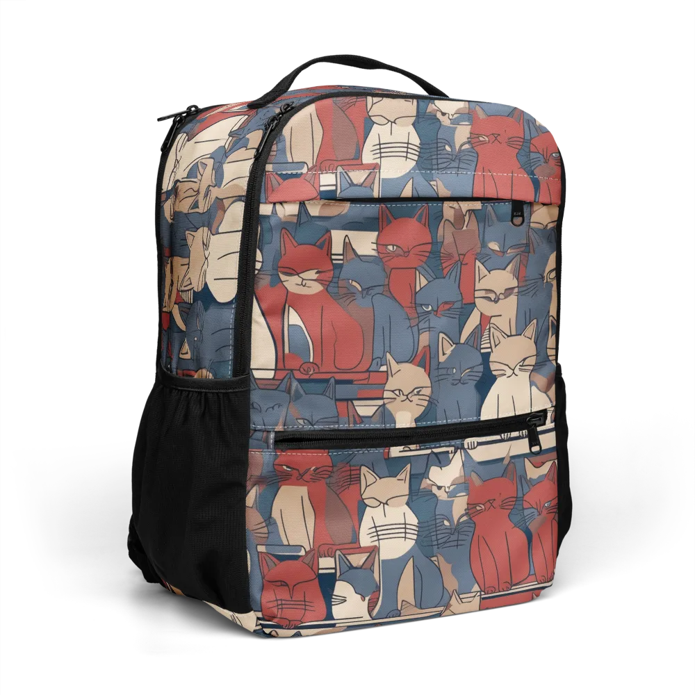 Catwalk Collective on Utility Backpack — Right Front