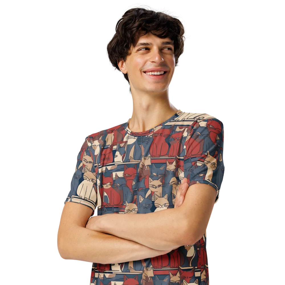 Catwalk Collective on Men's Crew Neck T-Shirt — Left Front