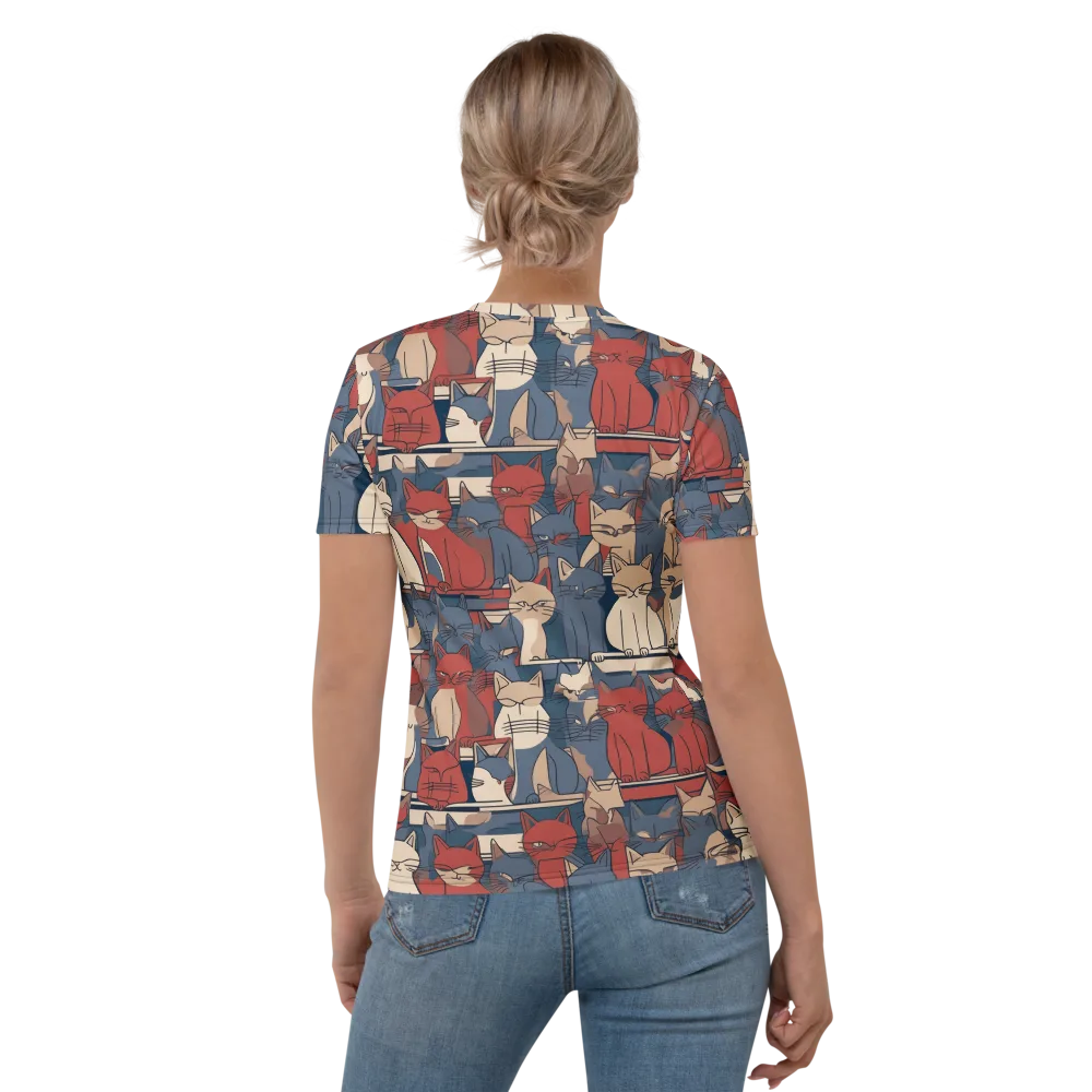 Catwalk Collective on Women's Crew Neck T-Shirt — Back
