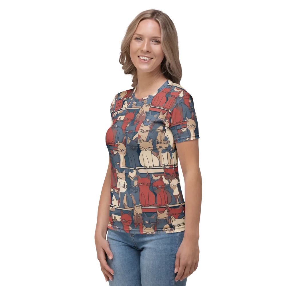 Catwalk Collective on Women's Crew Neck T-Shirt — Left