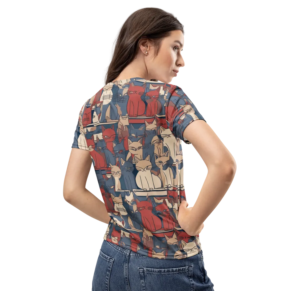 Catwalk Collective on Women's Crew Neck T-Shirt — Back