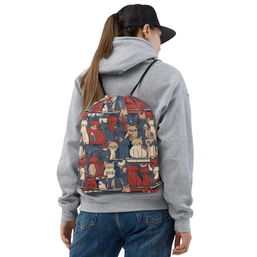 Catwalk Collective on Drawstring Bag — Front