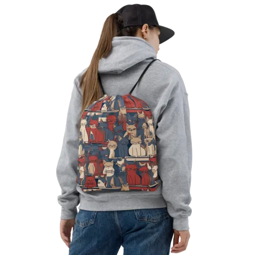 Catwalk Collective on a Drawstring Bag