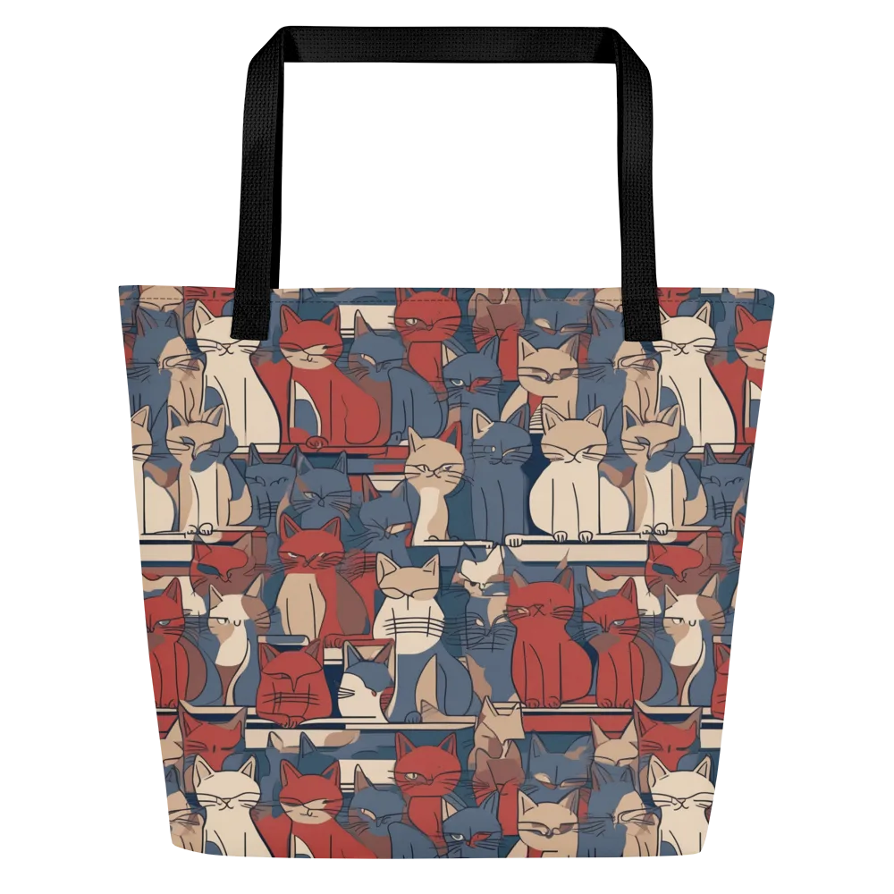 Catwalk Collective on Large Tote Bag W/ Pocket — Front