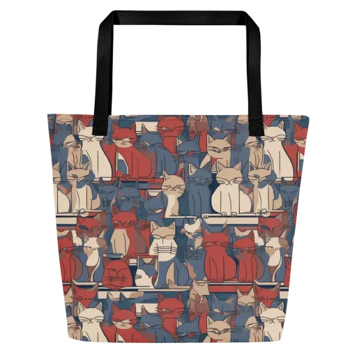 Catwalk Collective on a Large Tote Bag W/ Pocket