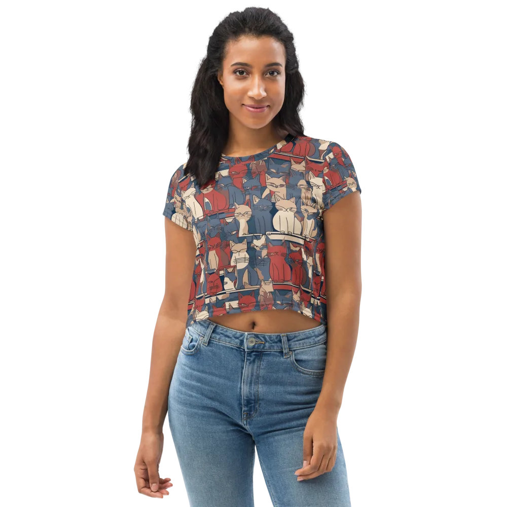 Catwalk Collective on Crop Tee — Front