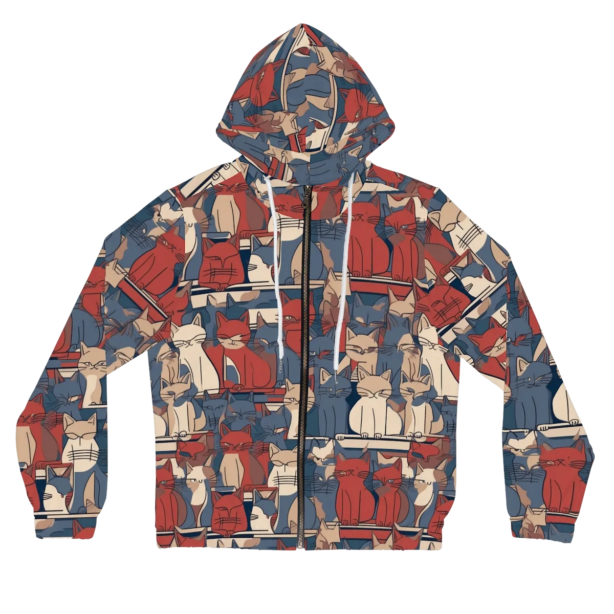 Catwalk Collective on Women's Full-Zip Hoodie — Front