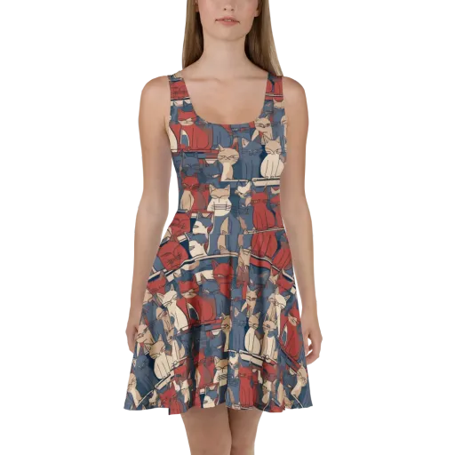 Catwalk Collective on a Skater Dress