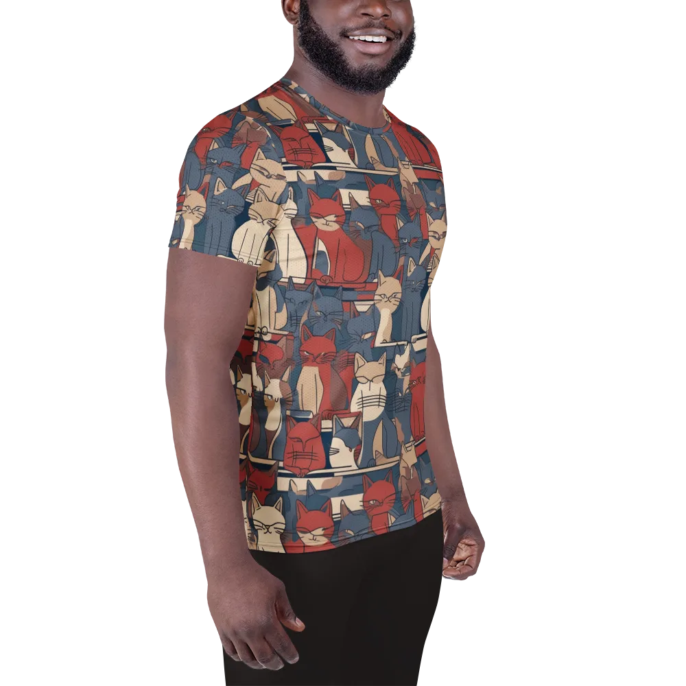 Catwalk Collective on Men's Athletic T-Shirt — Right