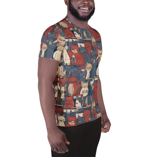 Catwalk Collective on a Men's Athletic T-Shirt