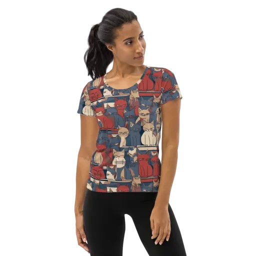 Catwalk Collective on a Women's Athletic T-Shirt