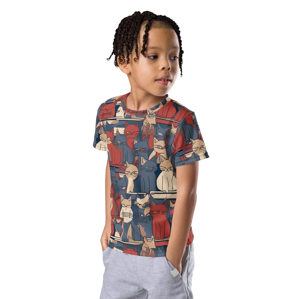Catwalk Collective on Kids Crew Neck T-Shirt — Left Front