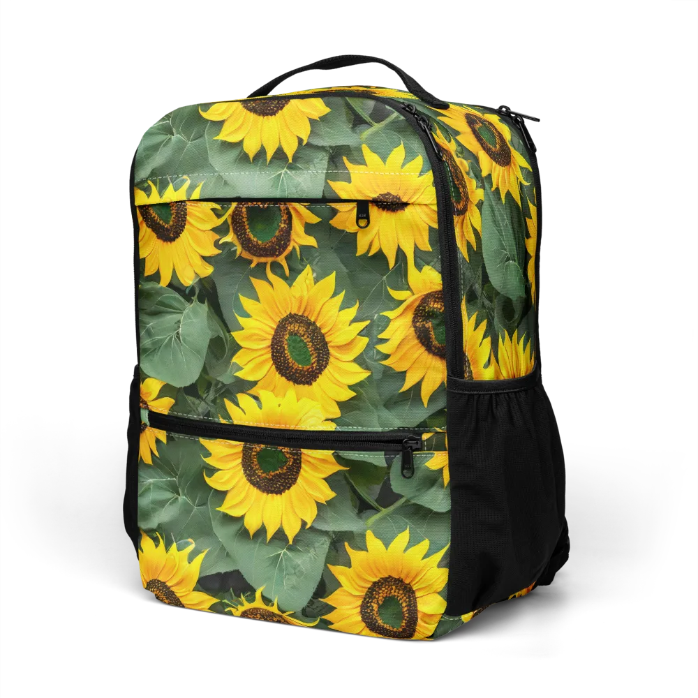 Sunlit Harvest on Utility Backpack — Left Front